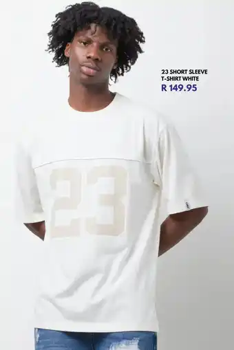 Ackermans 23 short sleeve t-shirt white offer