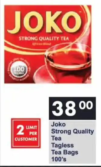 President Hyper Joko Strong Quality Tea Tagless Tea Bags offer