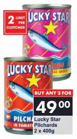 President Hyper Lucky Star Pilchards offer