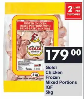 President Hyper Goldi Chicken Frozen Mixed Portions IQF offer
