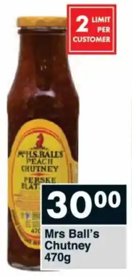 President Hyper Mrs Ball's Chutney offer