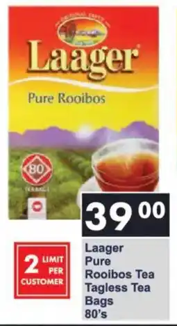 President Hyper Laager Pure Rooibos Tea Tagless Tea Bags offer