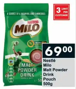 President Hyper Nestlé Milo Malt Powder Drink Pouch offer