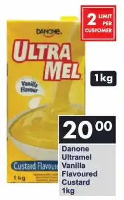 President Hyper Danone Ultramel Vanilla Flavoured Custard offer