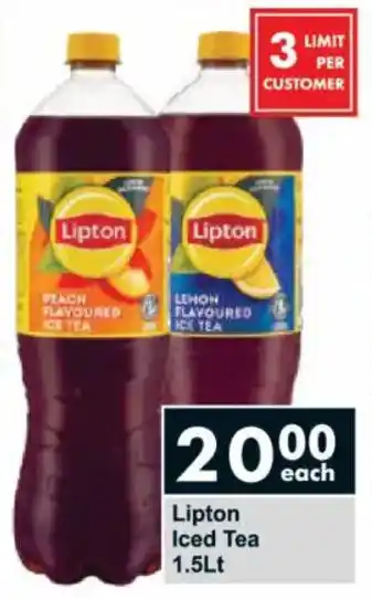 President Hyper Lipton Iced Tea offer