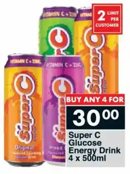 President Hyper Super C Glucose Energy Drink offer