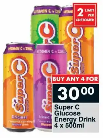 President Hyper Super C Glucose Energy Drink offer