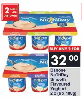 President Hyper Danone NuTriDay Smooth Flavoured Yoghurt offer