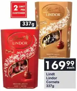 President Hyper Lindt Lindor Cornets offer