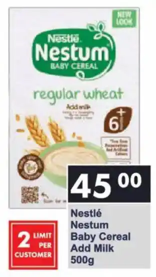 President Hyper Nestlé Nestum Baby Cereal Add Milk offer