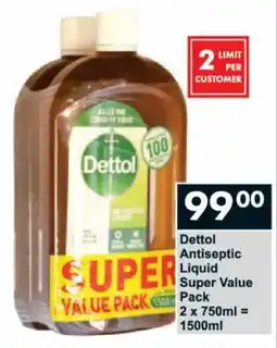 President Hyper Dettol Antiseptic Liquid Super Value Pack offer