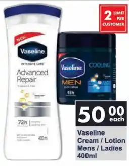 President Hyper Vaseline Cream/ Lotion Mens/ Ladies offer