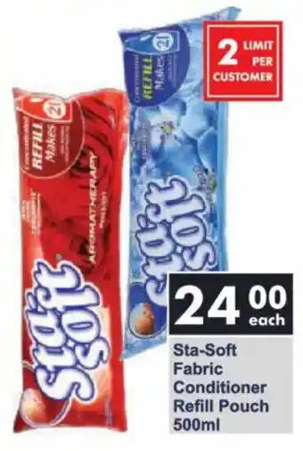 President Hyper Sta-Soft Fabric Conditioner Refill Pouch offer