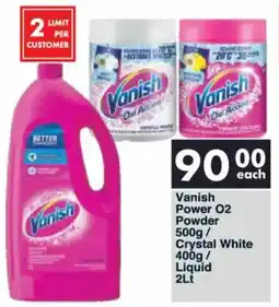 President Hyper Vanish Power O2 Powder/ Crystal White/ Liquid offer