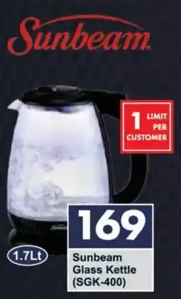President Hyper Sunbeam Glass Kettle offer