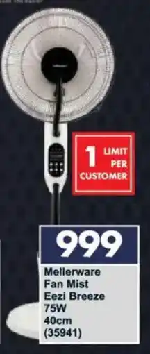 President Hyper Mellerware Fan Mist Eezi Breeze 75W offer