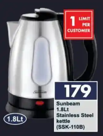 President Hyper Sunbeam Stainless Steel Kettle offer