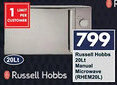 President Hyper Russell Hobbs Manual Microwave offer