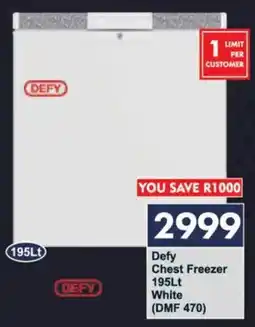 President Hyper Defy Chest Freezer White offer