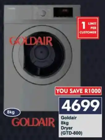 President Hyper GOLDAIR Dryer offer