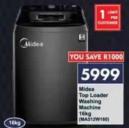 President Hyper Midea Top Loader Washing Machine offer