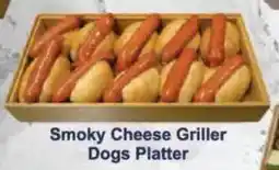 President Hyper Smoky Cheese Griller Dogs Platter offer