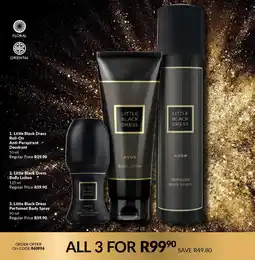 AVON All 3 for R99.90 offer