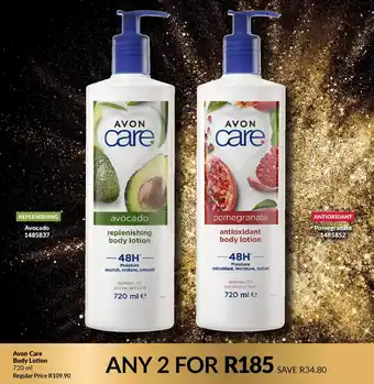 AVON Avon Care Body Lotion offer