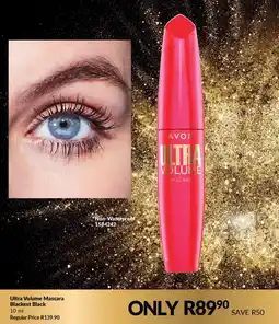 AVON Ultra Volume Mascara Blackest Black offer