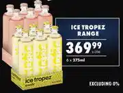 Ultra Liquors Ice Tropez Range(Excluding 0%)-6 x 275ml offer