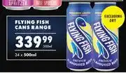 Ultra Liquors Flying Fish Cans Range (Excl. Dry)-24 x 500ml offer