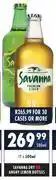 Ultra Liquors Savanna Dry Or Angry Lemon Bottles-12 x 500ml offer