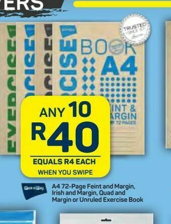 Pick n Pay Exercise book 10 offer