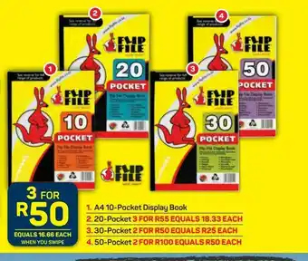 Pick n Pay Flip file a4 pocket file display book 3 offer
