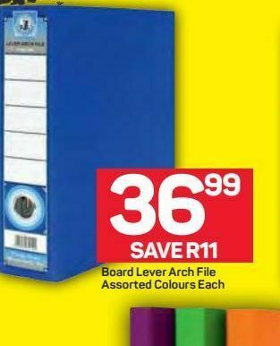 Lever arch file