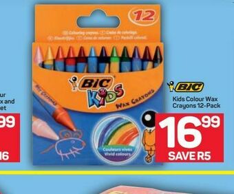 Pick n Pay Bic wax crayons offer