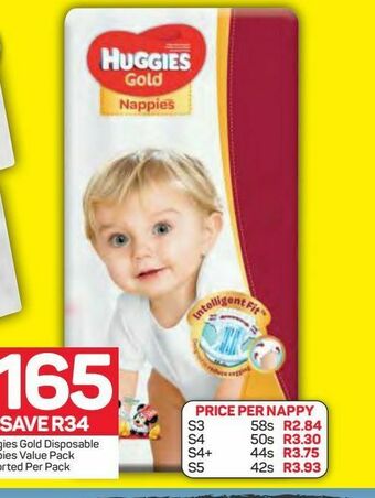 Pick n Pay Huggies disposable nappies offer