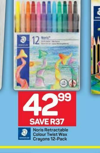 Pick n Pay Staedtler wax crayons offer
