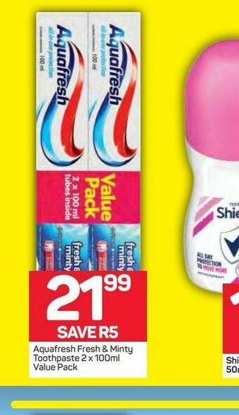 Aquafresh toothpaste