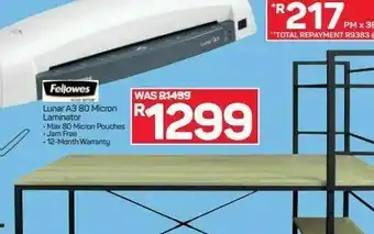 Fellowes a4 laminator