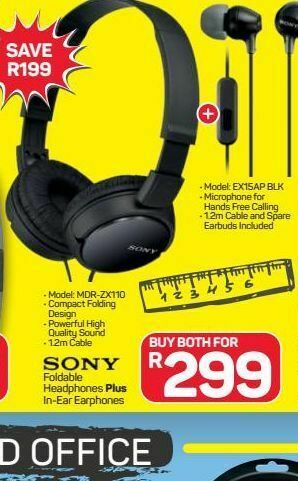Pick n Pay Hypermarket Sony headphones offer