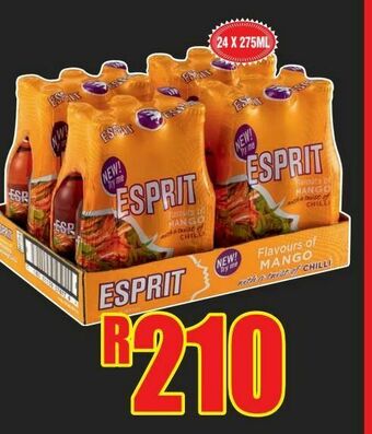 Esprit flavoured spirit