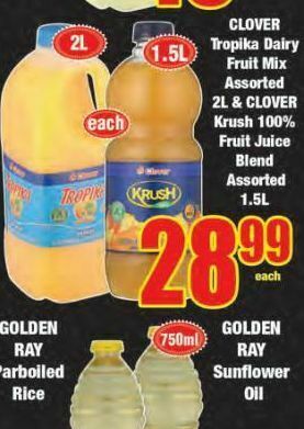 Boxer Clover tropika dairy blend offer