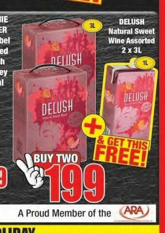 Boxer Delush rosé wine 2 offer