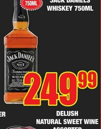 Boxer Jack daniel's tennessee whiskey offer