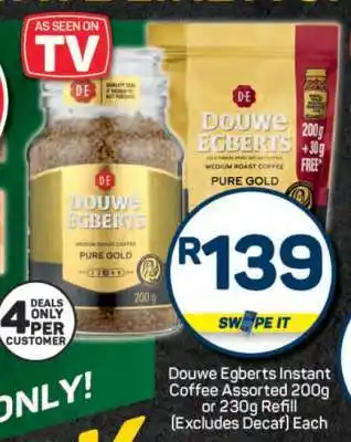 Pick n Pay Douwe Egberts Instant Coffee offer