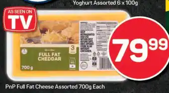 Pick n Pay PnP Full Fat Cheese Assorted offer