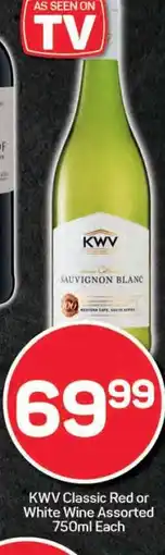 Pick n Pay KWV Classic Red or White Wine Assorted offer