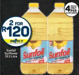 Pick n Pay Sunfoil Sunflower Oil 2 Litre offer