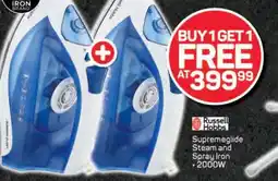 Pick n Pay Russell Hobbs Supremeglide Steam and Spray Iron - 2000W offer